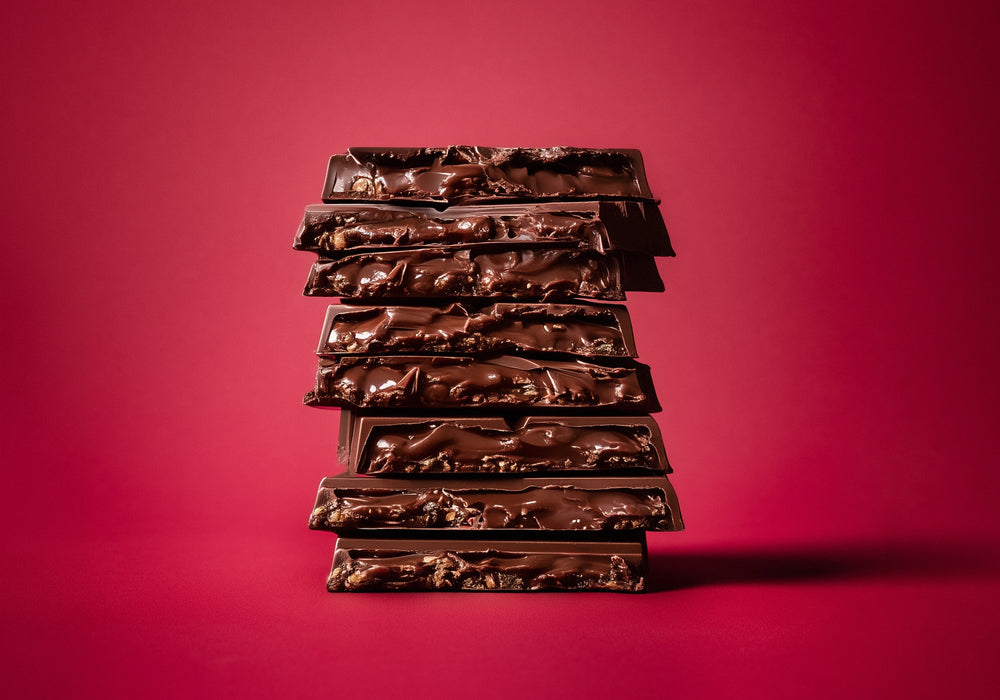 Tableta avellana kanafe y frambuesa