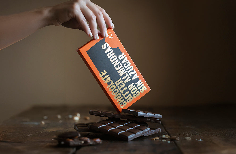 Tableta de chocolate bitter & almendras