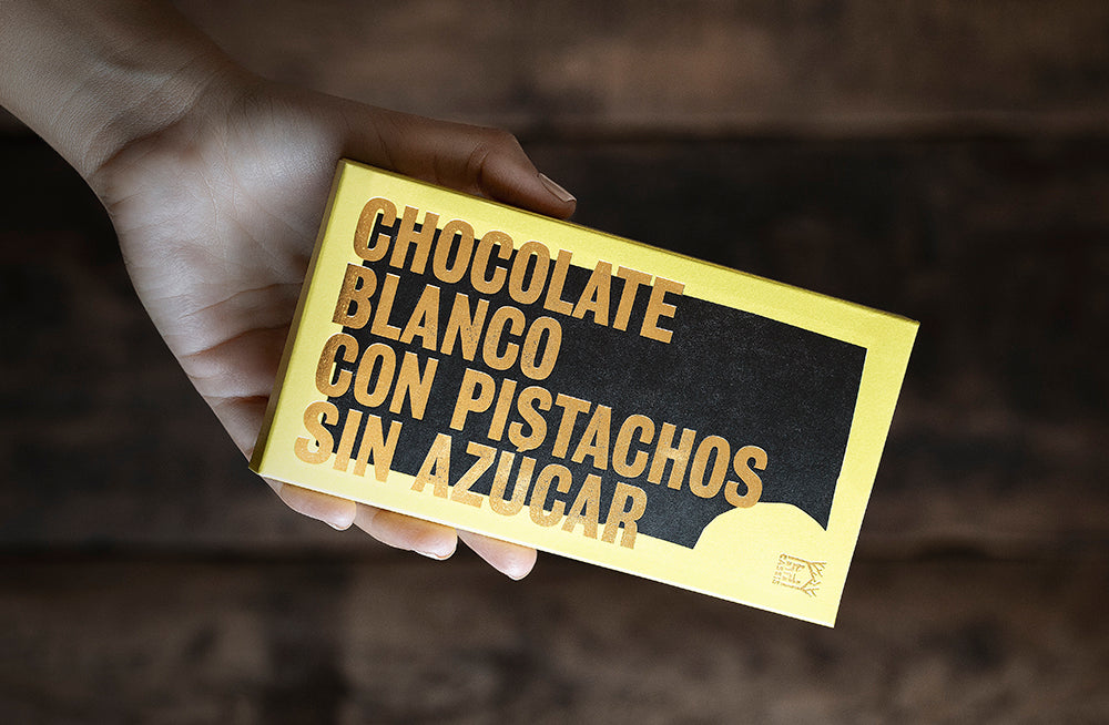 Tableta de chocolate blanco & pistacho