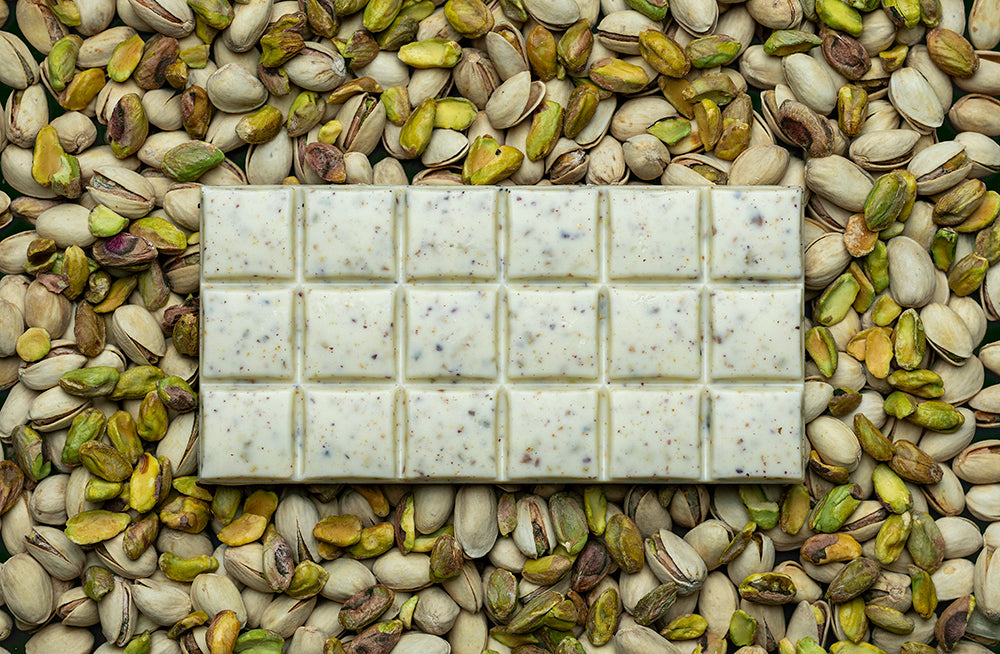Tableta de chocolate blanco & pistacho