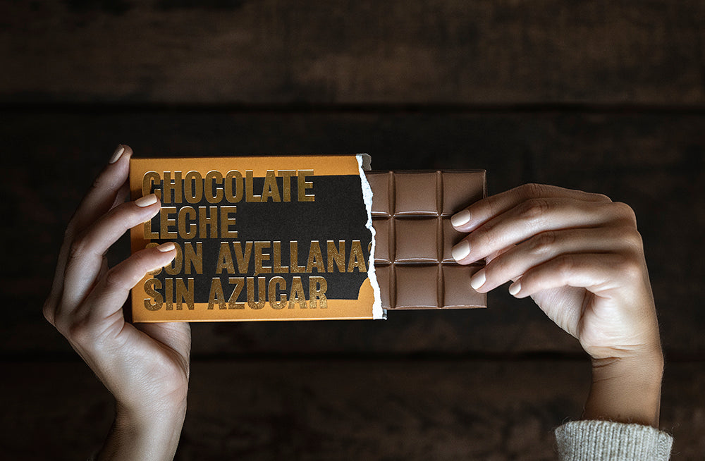 Tableta de chocolate leche & avellanas