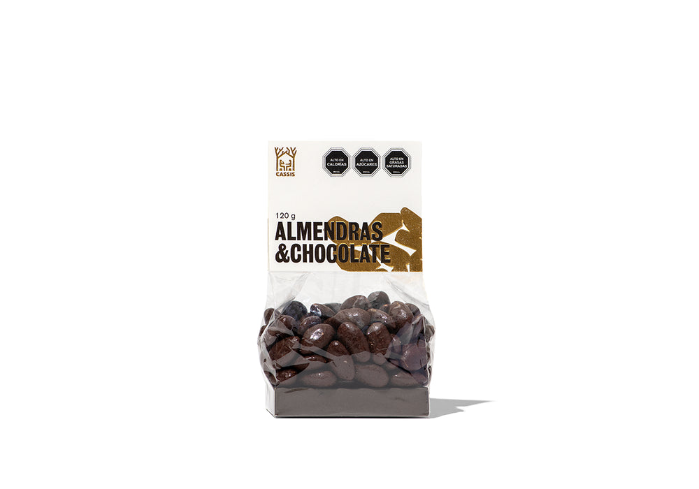 Almendras bañadas en chocolate